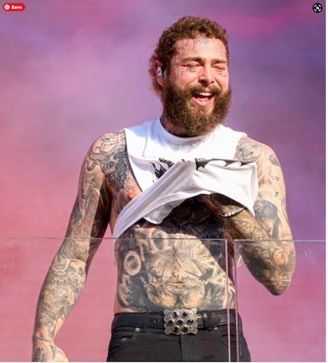 POST MALONE'S TATTOOS ARE THREATENED BY HIS WEIGHT LOSS – Janet